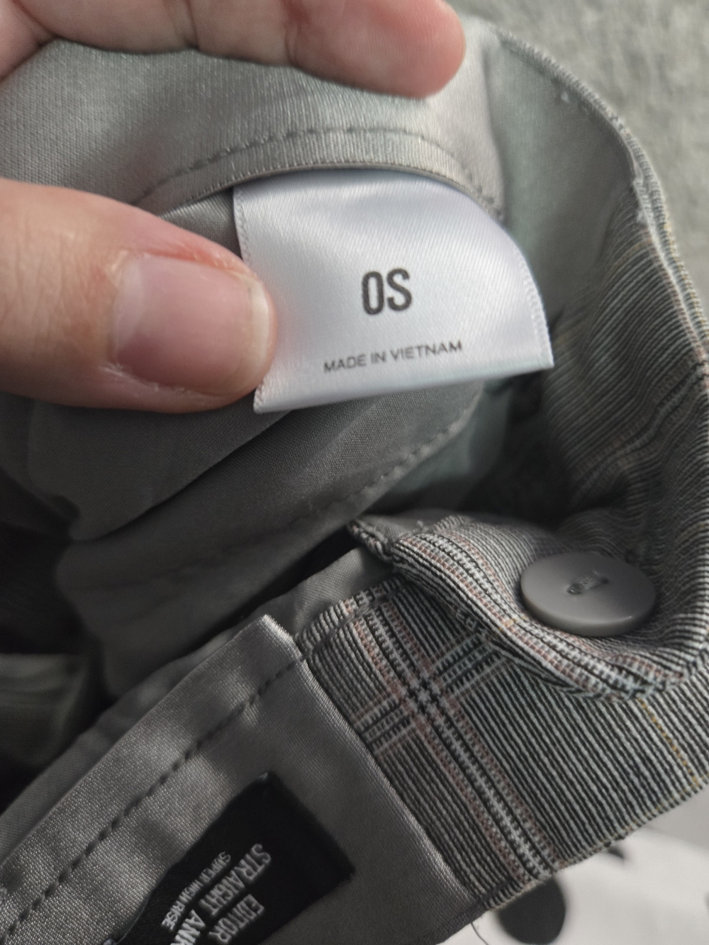 Gray Plaid Dress Pants - Picture 12 of 15